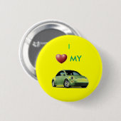 Liebe I mein slugbug Button (Vorne & Hinten)