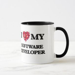 Liebe I mein Software-Entwickler Tasse