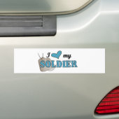 Liebe I mein Soldat Autoaufkleber (Auf Auto)