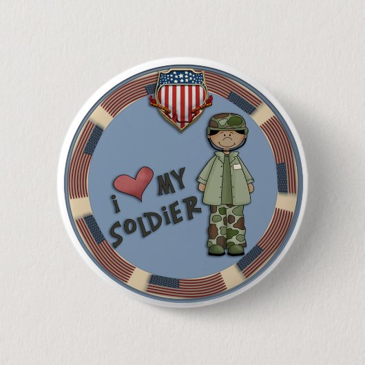 Liebe I mein soldier1a Button (Vorderseite)