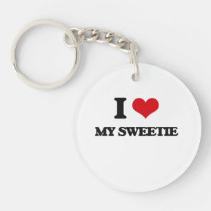 Liebe I mein Sweetie Schlüsselanhänger