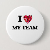 Liebe I mein Team Button (Vorderseite)