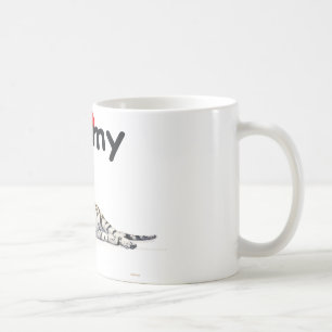 Liebe I mein Tiger (für Licht) Kaffeetasse
