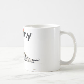 Liebe I mein Tiger (für Licht) Kaffeetasse