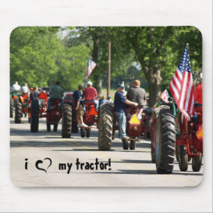Liebe I mein Traktor! Mousepad