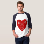 Liebe I mein ungeborenes Baby T-Shirt (Vorne ganz)