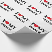 Liebe I mein Verlobte Geschenkpapier (Ecke)