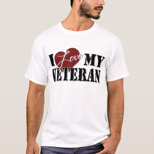 Liebe I mein Veteran T-Shirt (Vorderseite)