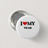 Liebe I mein Vicar Button (Vorne & Hinten)