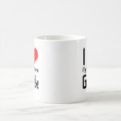 Liebe I mein Videospiel Geek Kaffeetasse (Mittel)