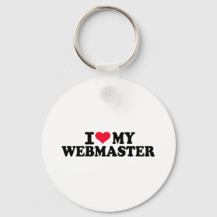 Liebe I mein Webmaster Schlüsselanhänger