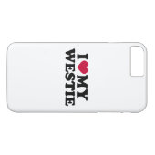 Liebe I mein Westie Case-Mate iPhone Hülle (Rückseite (Horizontal))