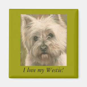 Liebe I mein Westie! Magnet