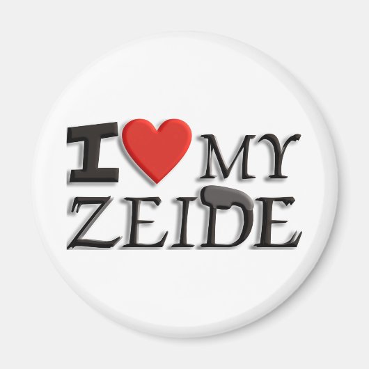 Liebe I mein Zeide Magnet (Vorne)