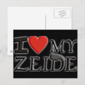 Liebe I mein Zeide Postkarte (Vorne/Hinten)