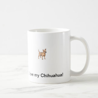 Liebe I meine Chihuahua-Tasse Kaffeetasse