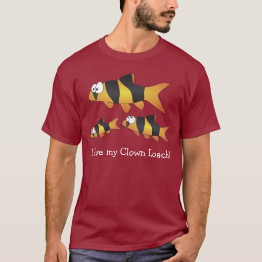 Liebe I meine Clownschmerle - der coolste Fisch T-Shirt (Vorderseite)