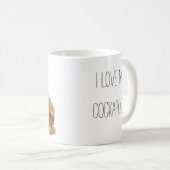 Liebe I meine cockapoo Tasse! Kaffeetasse (VorderseiteRechts)