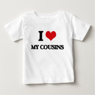 Liebe I meine Cousins Baby T-shirt