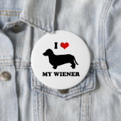 Liebe I meine Dackel Button (Beispiel)