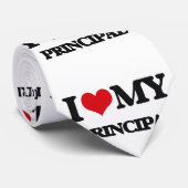 Liebe I meine Direktion Krawatte (Gerollt)