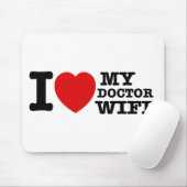 Liebe I meine Doktor-Ehefrau Mousepad (Mit Mouse)