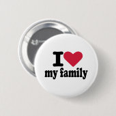 Liebe I meine Familie Button (Vorne & Hinten)
