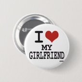 Liebe I meine Freundin Button (Vorne & Hinten)