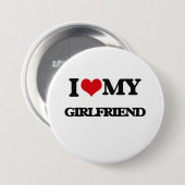 Liebe I meine Freundin Button (Vorne & Hinten)