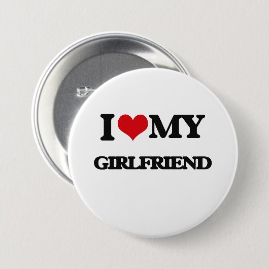 Liebe I meine Freundin Button (Vorne & Hinten)