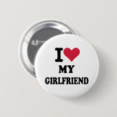 Liebe I meine Freundin Button (Vorne & Hinten)