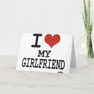 Liebe I meine Freundin Feiertagskarte