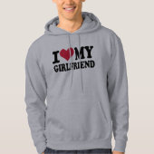 Liebe I meine Freundin Hoodie (Vorderseite)