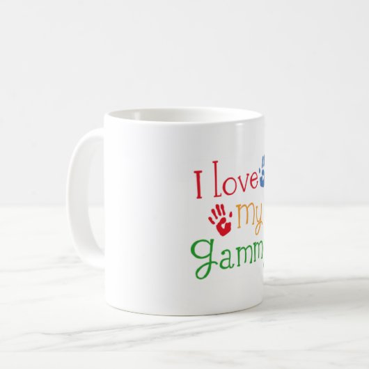 Liebe I meine GAMMY Kaffee-Tassen-Tee-Tasse GAMMY Kaffeetasse (Vorderseite Links)