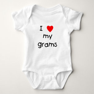 Liebe I meine Gramm Baby Strampler