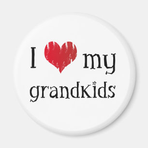 Liebe I meine Grandkids Magnet