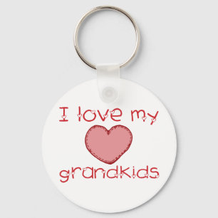 Liebe I meine Grandkids Schlüsselanhänger