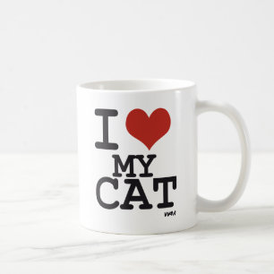 Liebe I meine Katze Kaffeetasse