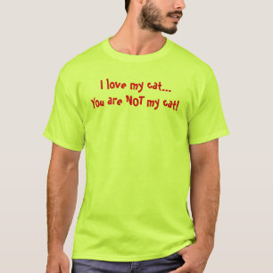 Liebe I meine Katze! T-Shirt