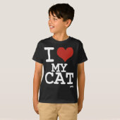 Liebe I meine Katze T-Shirt (Vorne ganz)