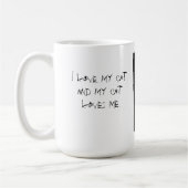 Liebe I meine Katze Tasse (Links)