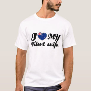Liebe I meine Kiwi-Ehefrau T-Shirt