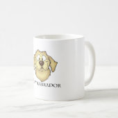 Liebe I meine Labrador-Tasse Kaffeetasse (VorderseiteRechts)