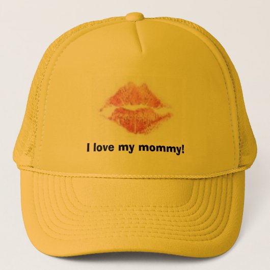 Liebe I meine Mama! Truckerkappe (Vorderseite)