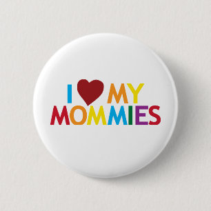 Liebe I meine Mamas Button