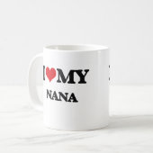 Liebe I meine Nana Kaffeetasse (Vorderseite Links)