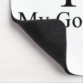 Liebe I meine Patin Mousepad (Ecke)