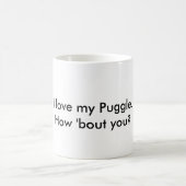 Liebe I meine puggle Tasse (Mittel)