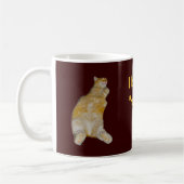 Liebe I meine " Rettungs" Katze! Tasse (Links)