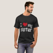 Liebe I meine Schwester T-Shirt (Vorne ganz)